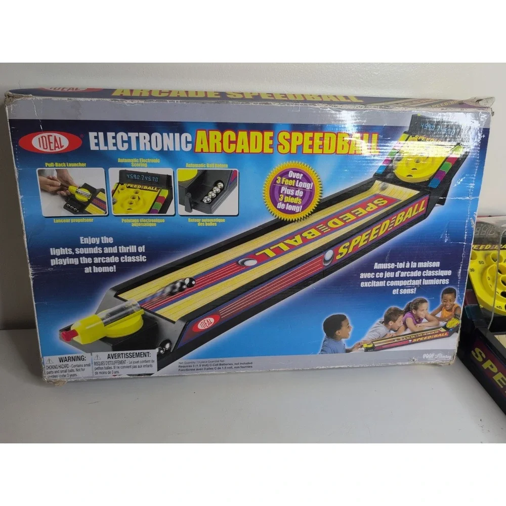 Ideal Speed Ball Electronic Skee Ball Machine Arcade Carnival Game